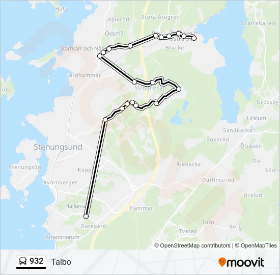 932  Line Map