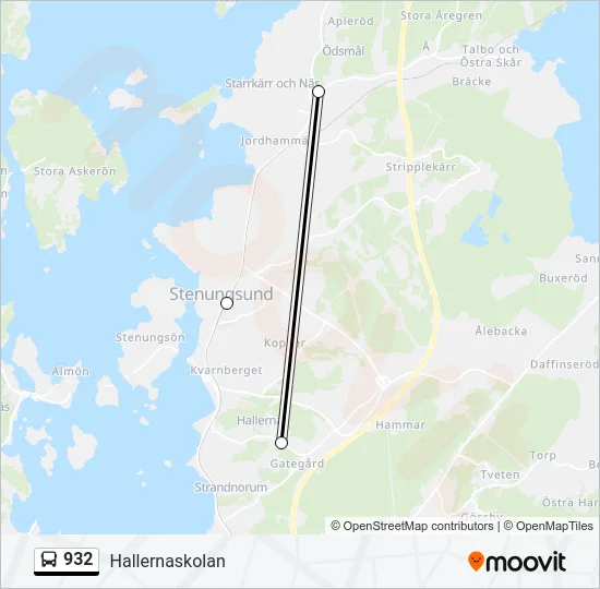 932  Line Map