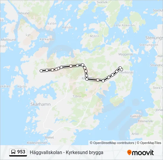 953  Line Map