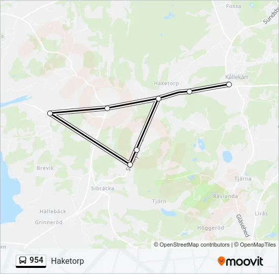 954  Line Map