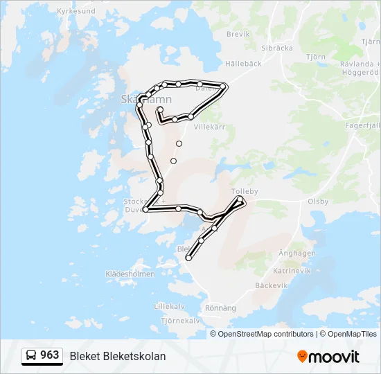 963  Line Map