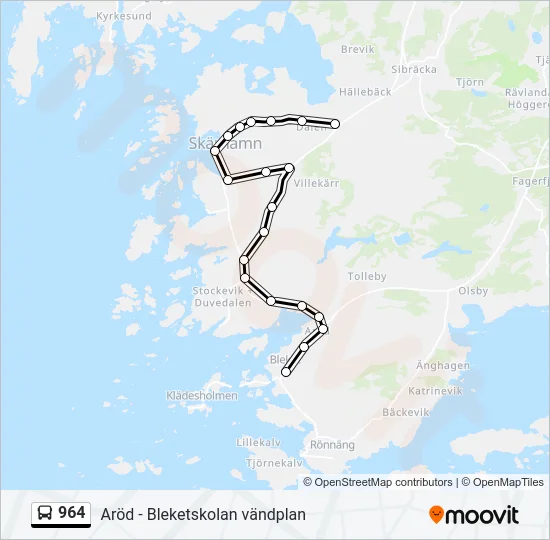 964  Line Map