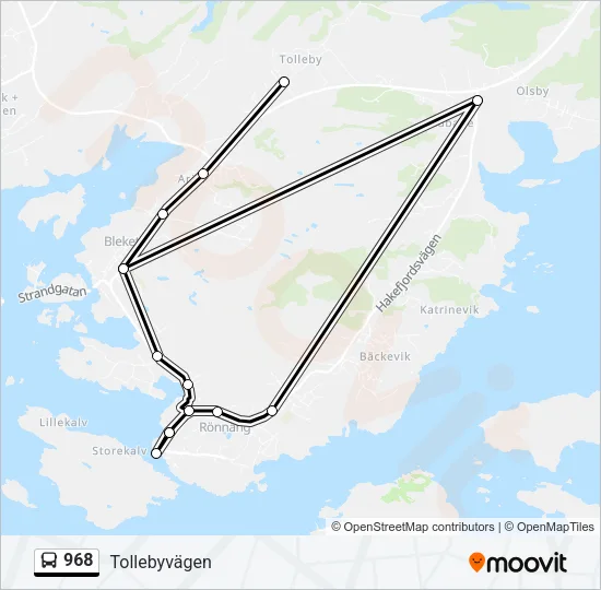 968  Line Map