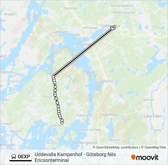 OEXP  Line Map