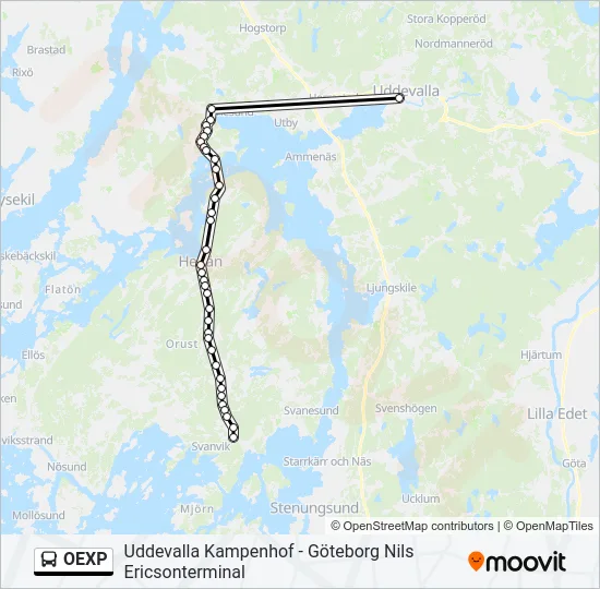 OEXP  Line Map