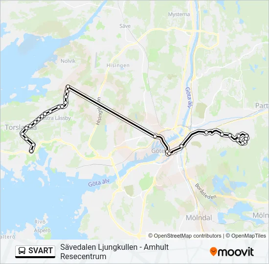 SVART  Line Map