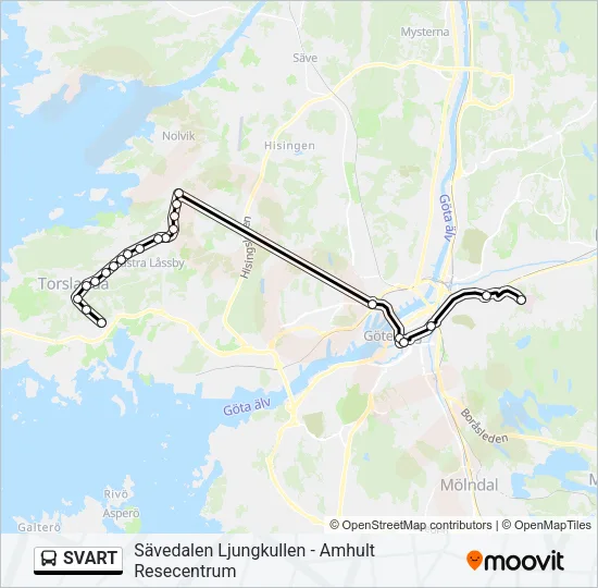 SVART  Line Map