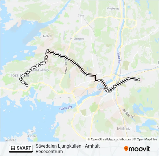 SVART  Line Map