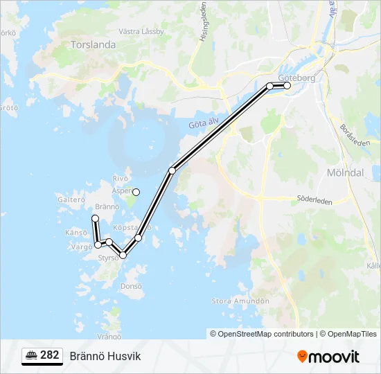 282 Ferry Line Map