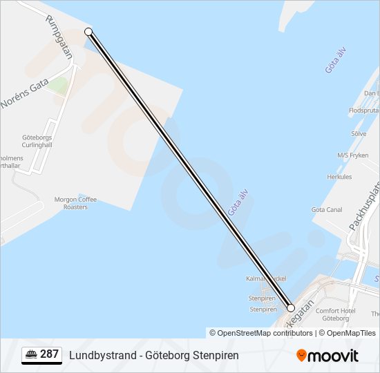 287 ferry Line Map