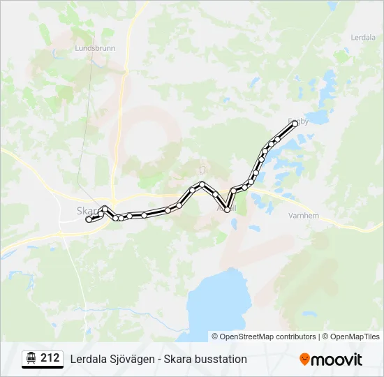 212  Line Map