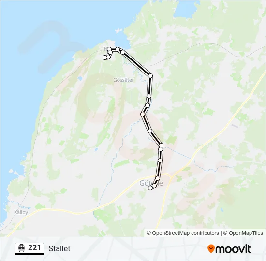 221  Line Map