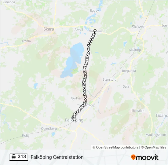 313  Line Map