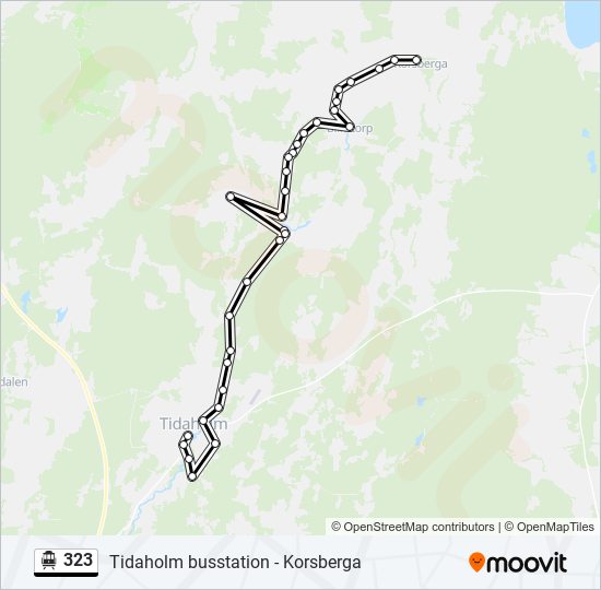 323 cable car Line Map