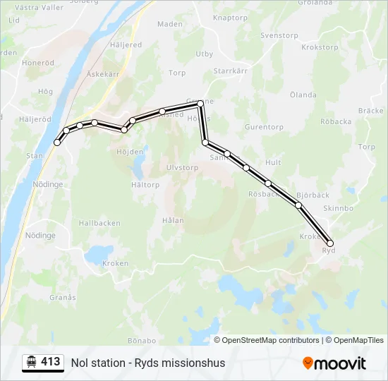 413  Line Map