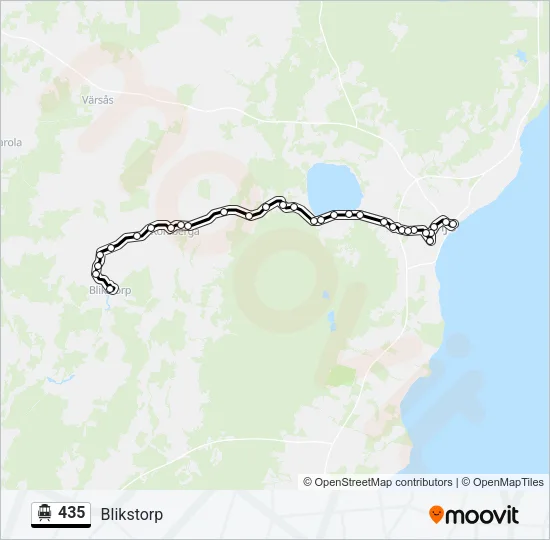 435 Cable Car Line Map