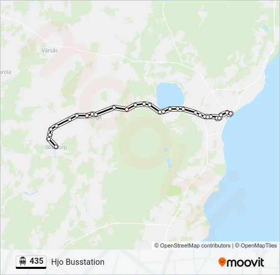 435 Cable Car Line Map