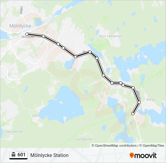 601 Cable Car Line Map