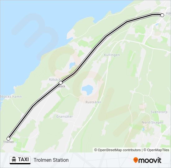 TAXI cable car Line Map