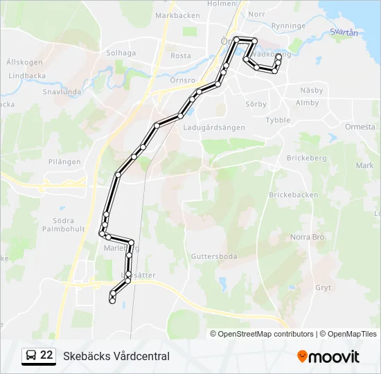 22  Line Map