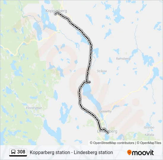 308  Line Map