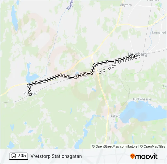 705  Line Map