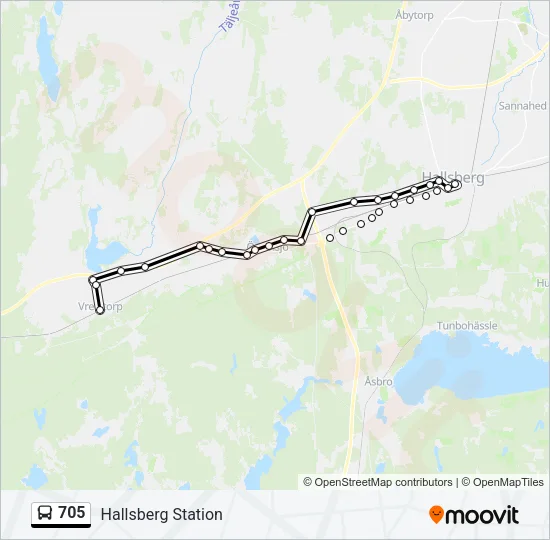 705  Line Map