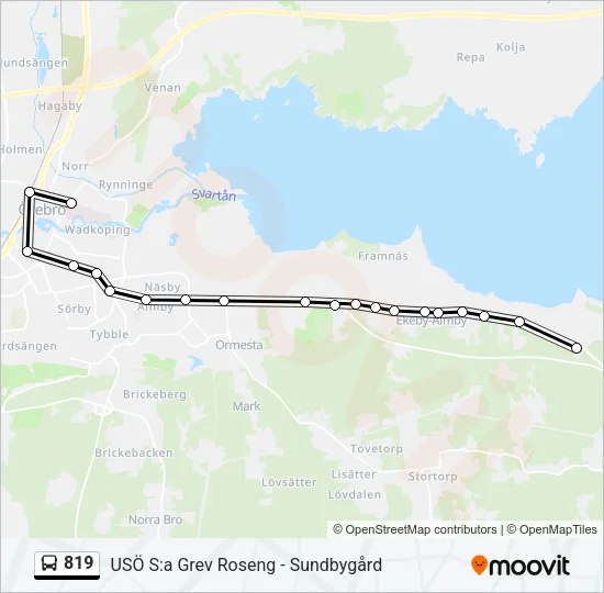 819  Line Map