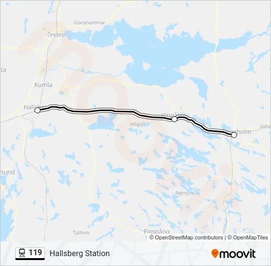 119  Line Map