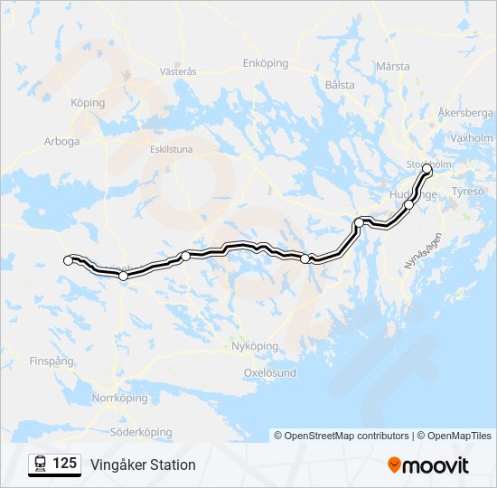 125  Line Map