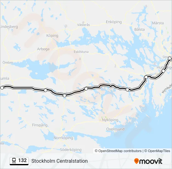 132  Line Map