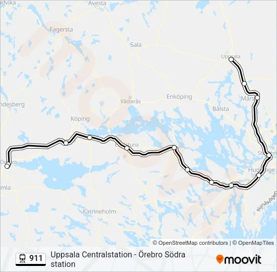 911 Train Line Map