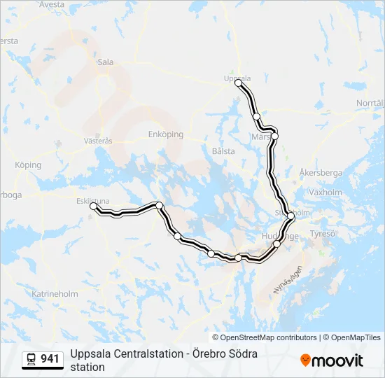 941 Train Line Map