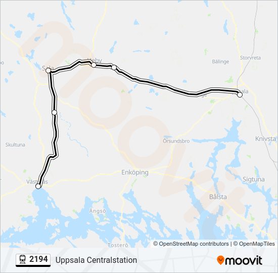 2194 train Line Map