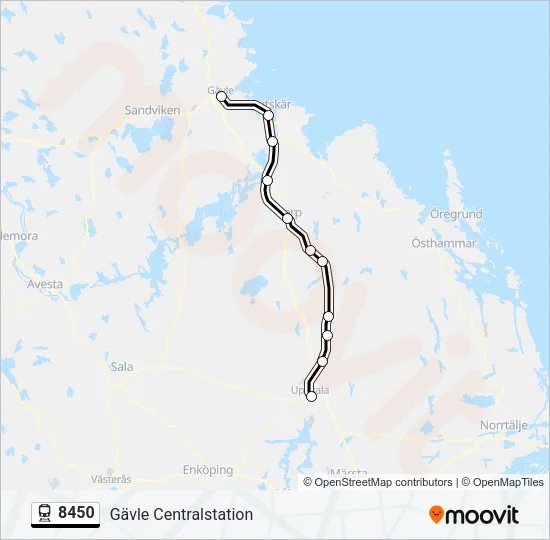 8450  Line Map