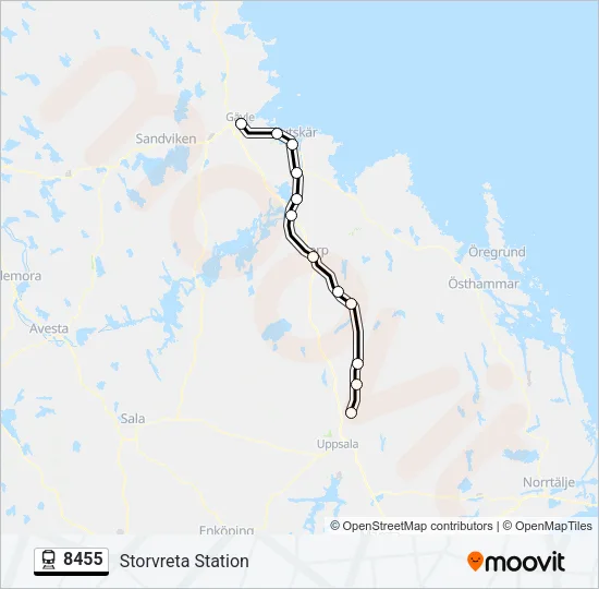 8455  Line Map
