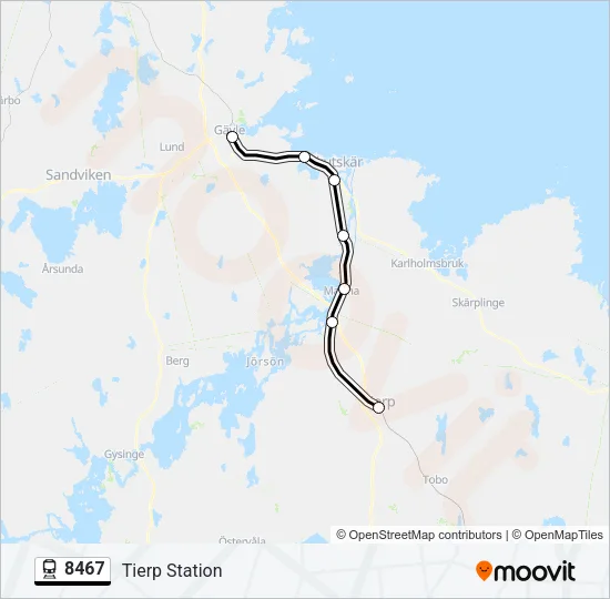 8467  Line Map