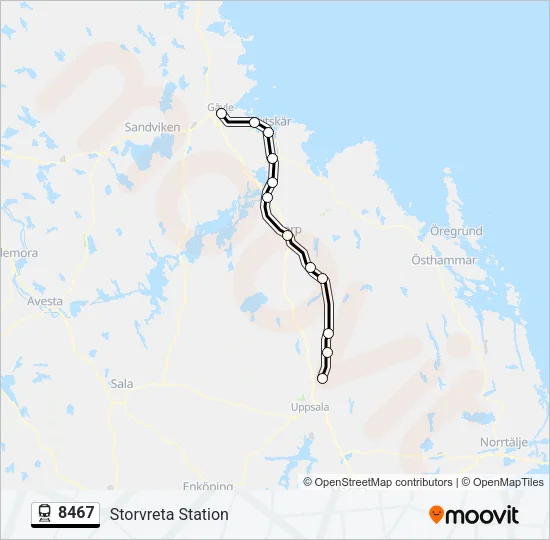 8467  Line Map