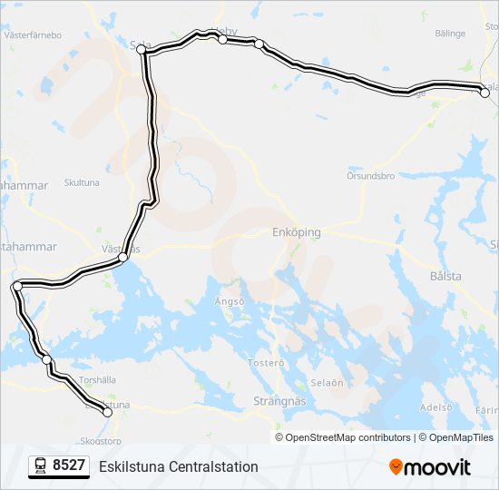 8527 train Line Map