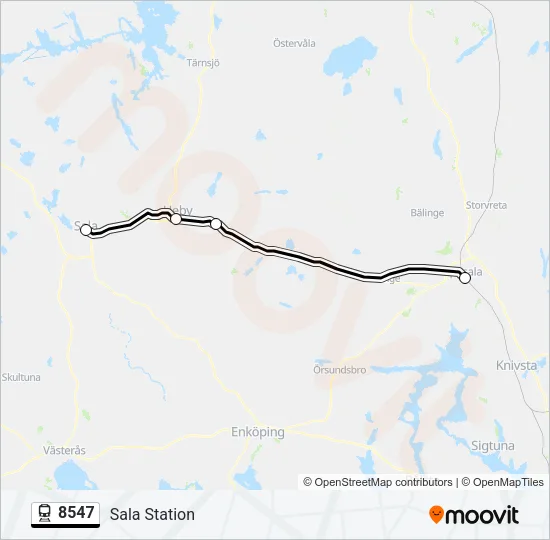 8547  Line Map