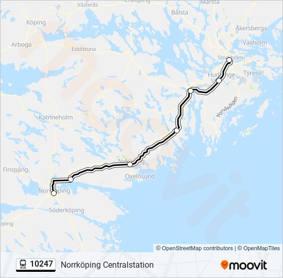 10247 train Line Map