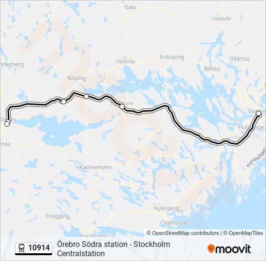 10914 train Line Map