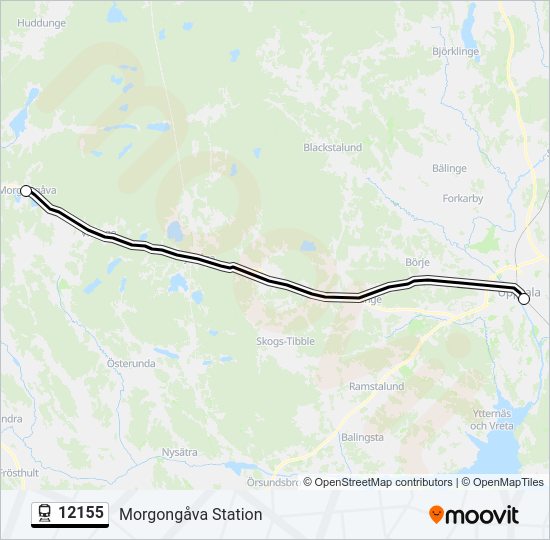 12155 train Line Map