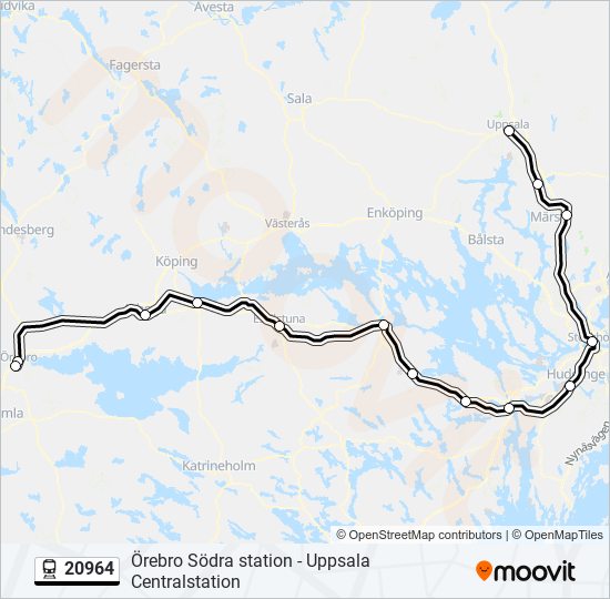 20964 train Line Map