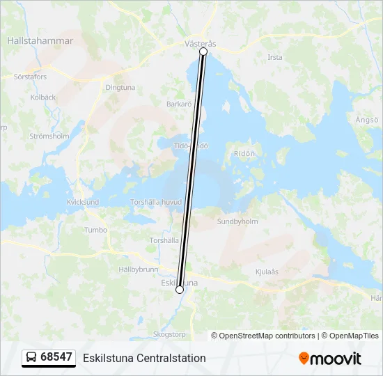 68547 Bus Line Map