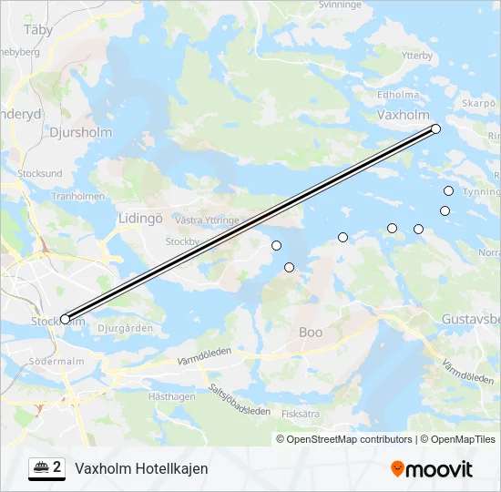 2 Ferry Line Map