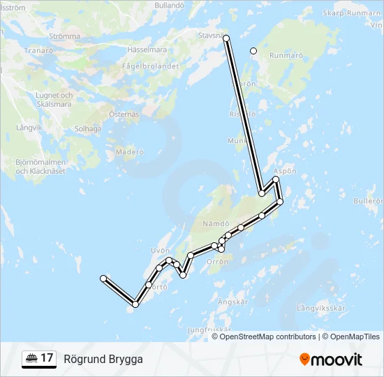 17 Ferry Line Map