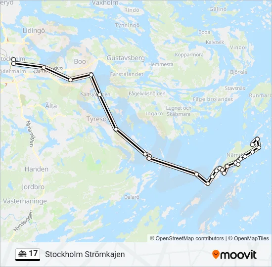 17 Ferry Line Map
