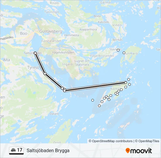 17 Ferry Line Map