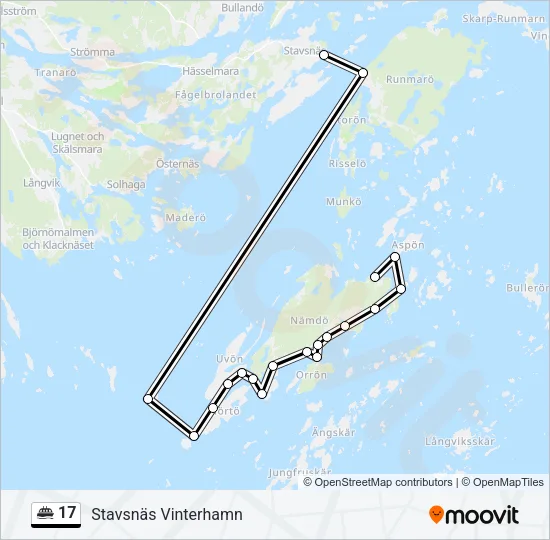 17 Ferry Line Map